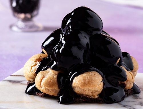 Black Pearl Profiterole